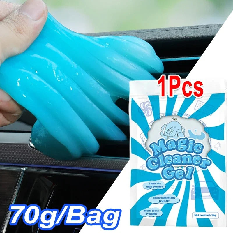 MagicClean Gel: Reusable Cleaning Putty for Cars & Devices